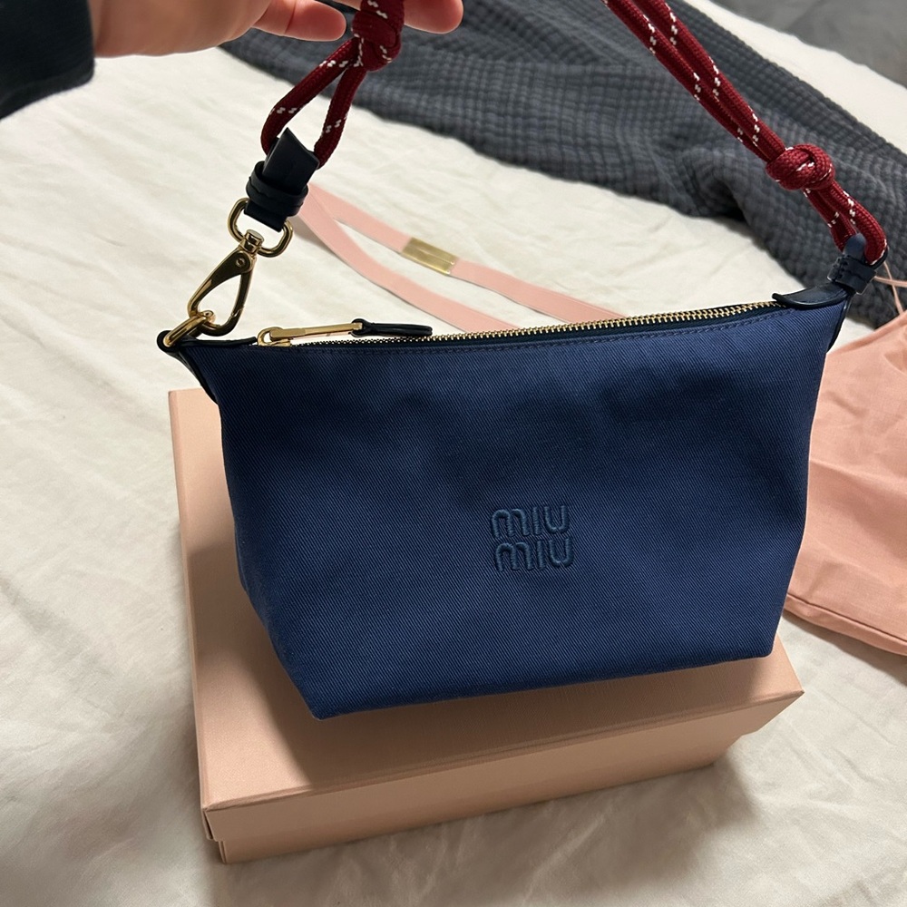 Miu Miu Gabardine pouch